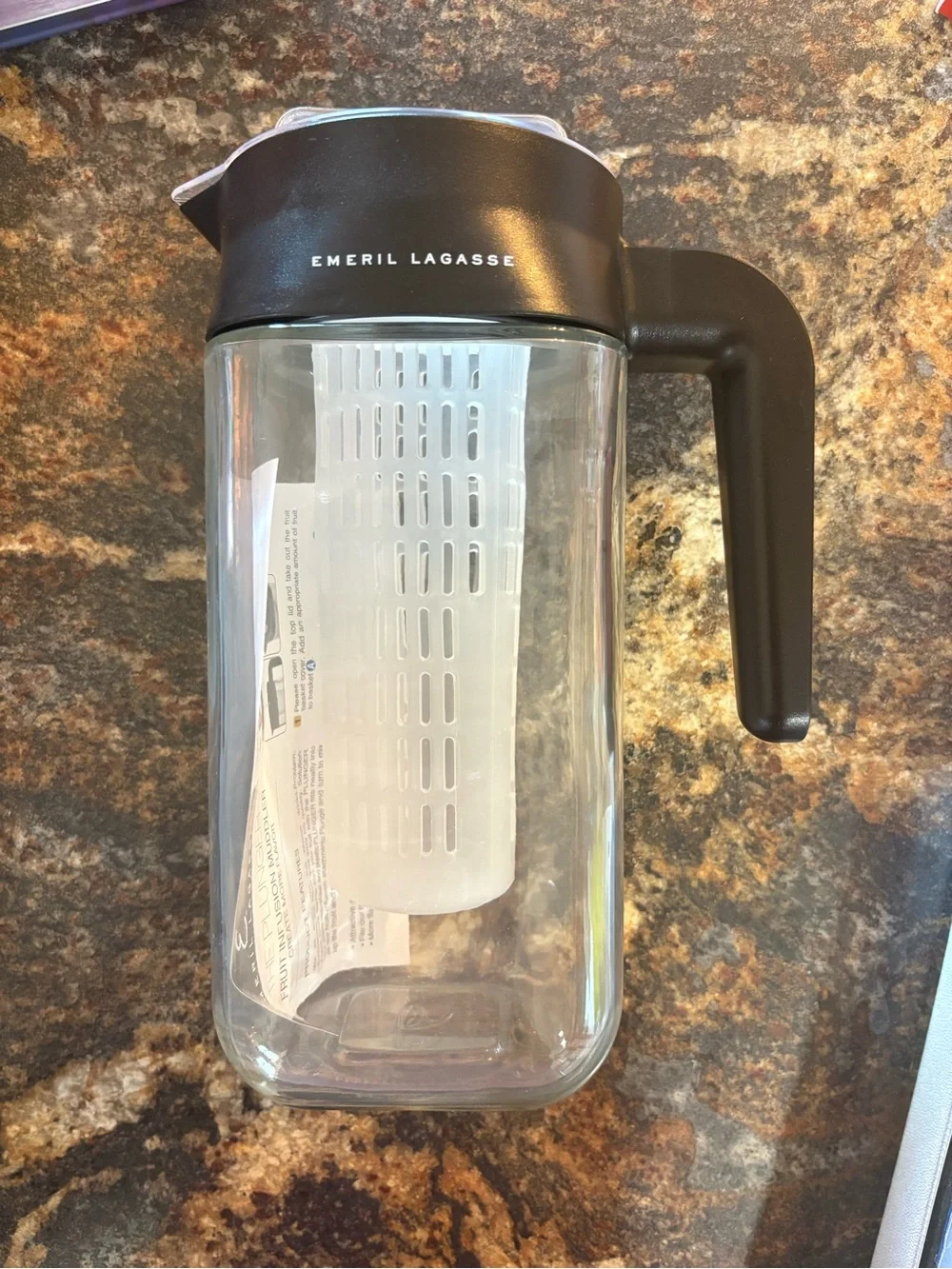 Emeril Lagasse Glass fruit infusion pitcher